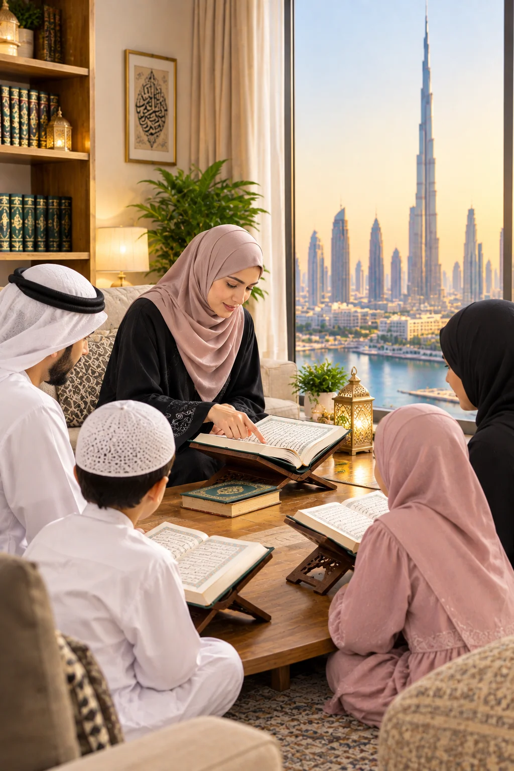 Quran classes for family at home in Dubai